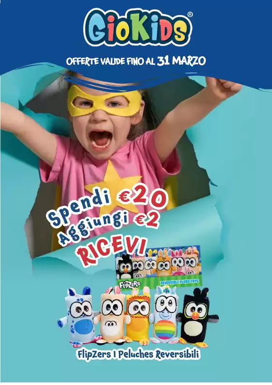 Volantino Giokids a Mirabella Eclano | Offerte valide fino al 31 marzo | 7/3/2025 - 31/3/2025