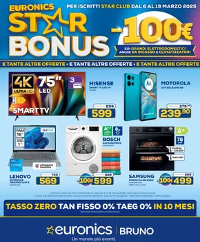 Volantino Euronics a Scaletta Zanclea | Star Bonus -100 euro | 6/3/2025 - 19/3/2025