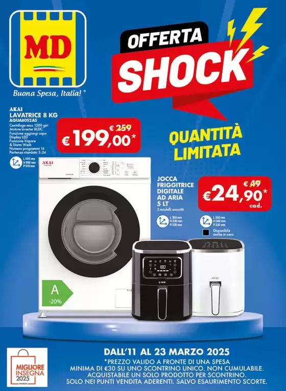 Volantino MD a Velletri | Offerta shock | 11/3/2025 - 23/3/2025