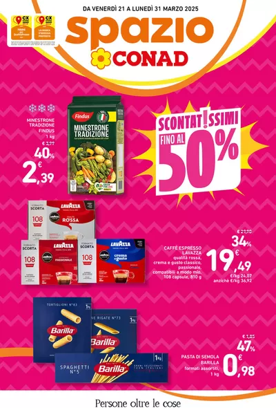 Offerte di Iper e super a Sesto San Giovanni | Offerte Spazio Conad: Scontatissimi fino al 50%  in Spazio Conad | 21/3/2025 - 31/3/2025