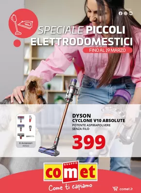 Offerte di Elettronica a Castelnuovo del Garda | Speciale Piccoli Elettrodomestici  in Comet | 7/3/2025 - 19/3/2025