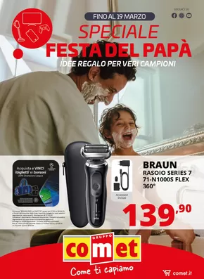 Volantino Comet a San Possidonio | Speciale festa del Papà! | 7/3/2025 - 19/3/2025