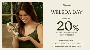 Volantino Biosapori a Castelfranco Veneto | FESTA DI PRIMAVERA 2025 - WELEDA DAY! | 21/3/2025 - 22/3/2025