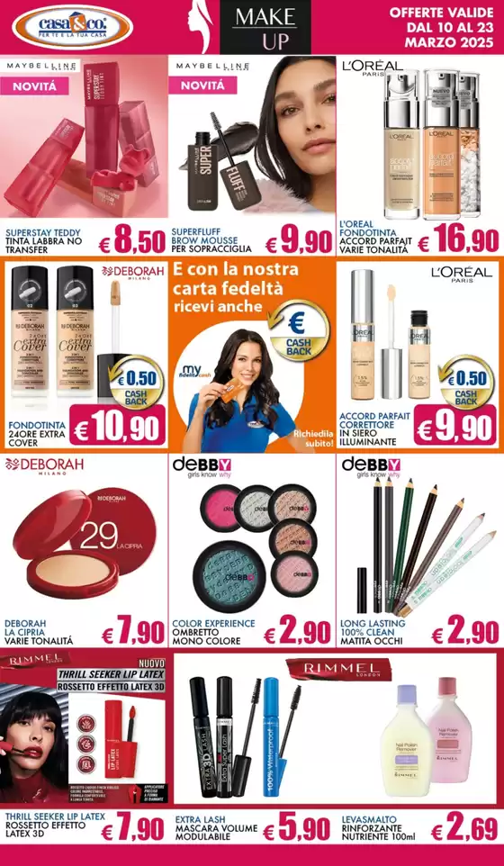 Volantino Casa & Co a Porto D'Ascoli | Speciale makeup | 10/3/2025 - 23/3/2025