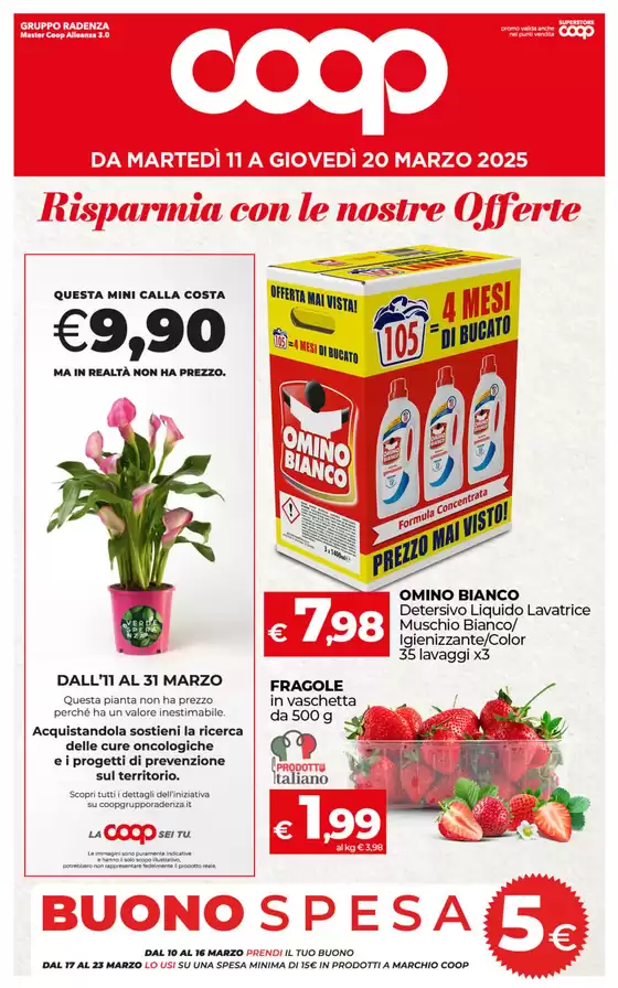 Volantino Coop a Nizza di Sicilia | Risparmia con le nostre Offerte | 11/3/2025 - 20/3/2025