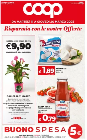 Volantino Coop a Pedara | Risparmia con le nostre Offerte | 11/3/2025 - 20/3/2025