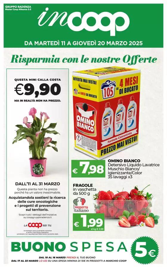 Volantino Coop a Bronte | Risparmia con le nostre Offerte | 11/3/2025 - 20/3/2025