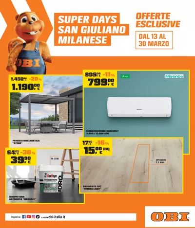 Offerte di Bricolage a Carugate | Scopri le offerte! in OBI | 13/3/2025 - 30/3/2025
