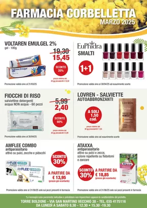 Offerte di Salute e Benessere a Nembro | Marzo 2025 in Farmacia Corbelletta | 1/3/2025 - 31/3/2025