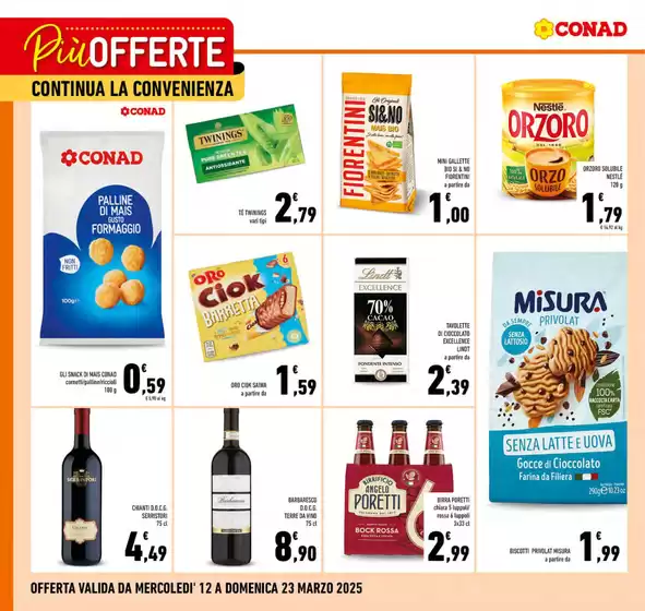 Volantino Conad a Ardea | Più Offerte continua la Convenienza | 12/3/2025 - 23/3/2025