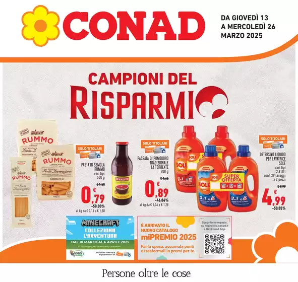 Volantino Conad a Borgomanero | Campioni del risparmio | 13/3/2025 - 26/3/2025