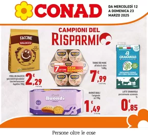 Offerte di Iper e super a Cammarata | Campioni del Risparmio in Conad | 12/3/2025 - 23/3/2025