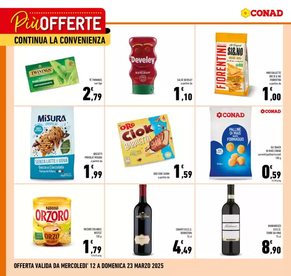 Volantino Conad City a Portici | Più Offerte continua la Convenienza | 12/3/2025 - 23/3/2025