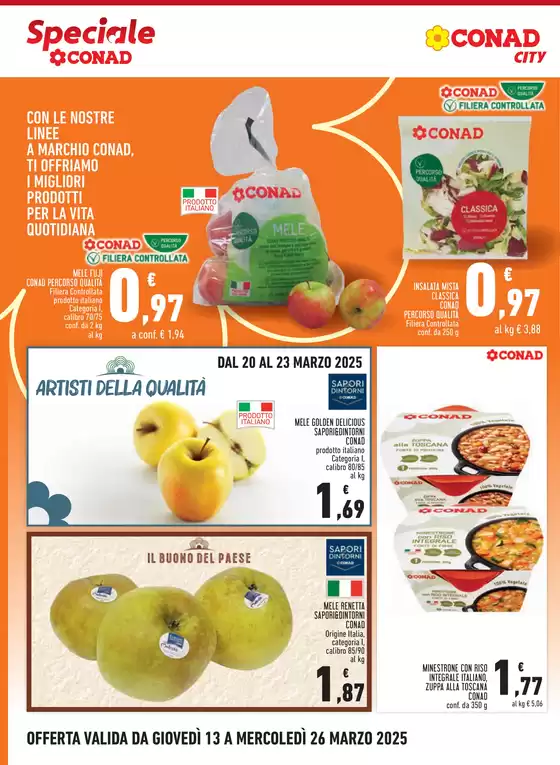 Volantino Conad City a Correggio | Speciale Conad | 13/3/2025 - 26/3/2025