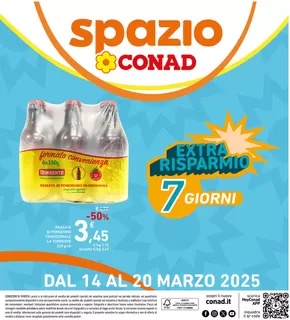 Offerte di Iper e super a Pieve Emanuele | 7 giorni extra risparmio in Spazio Conad | 14/3/2025 - 20/3/2025