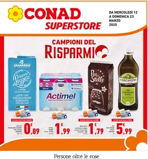 Offerte di Iper e super a Città di Castello | Campioni del Risparmio in Conad Superstore | 12/3/2025 - 23/3/2025