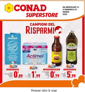 Volantino Conad Superstore a Avellino | Campioni del Risparmio | 12/3/2025 - 23/3/2025