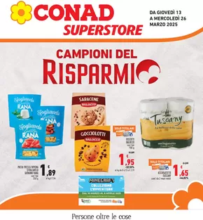 Offerte di Iper e super a Mazzè | Campioni del risparmio in Conad Superstore | 13/3/2025 - 26/3/2025