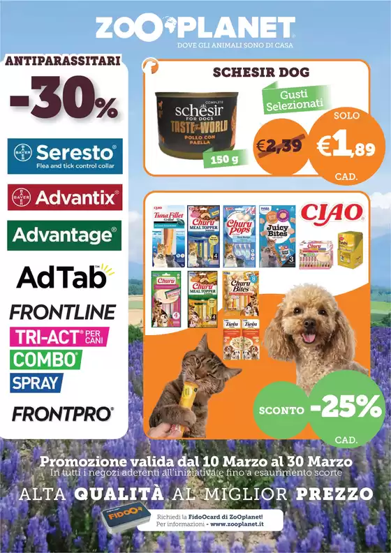 Volantino ZooPlanet a San Salvo | Sconto -25% | 10/3/2025 - 30/3/2025