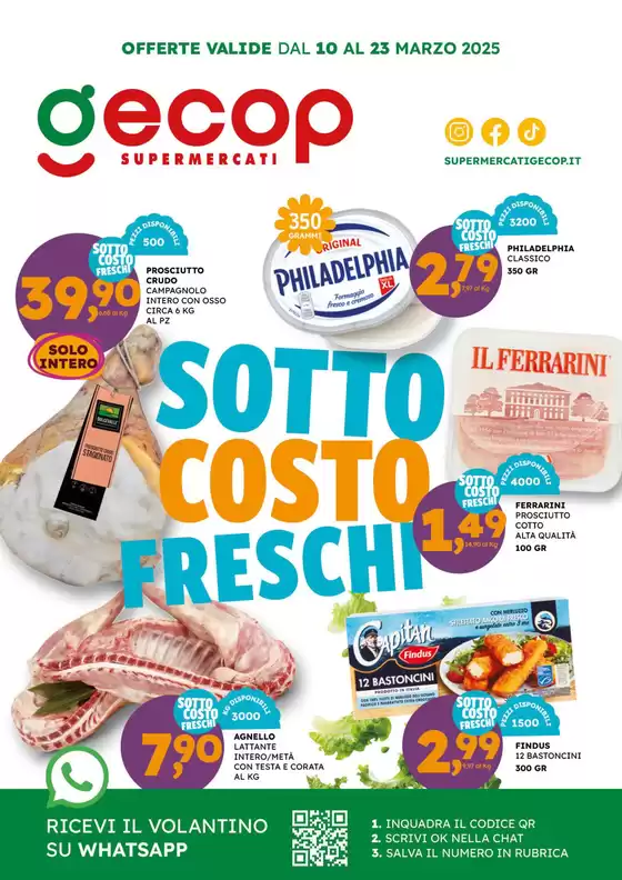 Volantino Gecop a Frosinone | Sottocosto freschi | 10/3/2025 - 23/3/2025