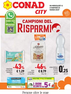 Volantino Conad City a Correggio | Campioni del risparmio | 12/3/2025 - 25/3/2025