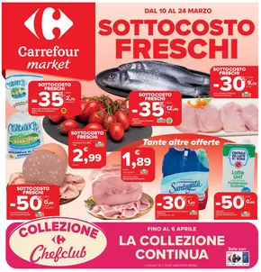 Volantino Carrefour Market a Ladispoli | Sottocosto freschi  | 10/3/2025 - 24/3/2025