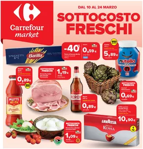 Volantino Carrefour Market a Latina | Sottocosto freschi  | 10/3/2025 - 24/3/2025