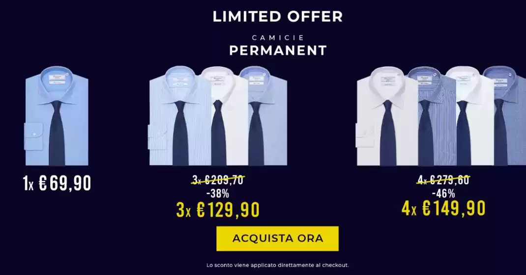 Volantino Camicissima a Roma | Limited offer | 10/3/2025 - 31/3/2025