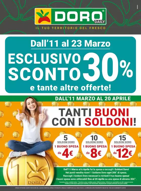 Volantino Doro a Genova | Esclusivo sconto 30% e tante altre offerte! | 11/3/2025 - 20/4/2025