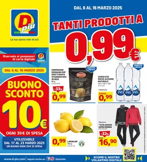 Offerte di Discount a Chiari | Tanti prodotti a 0,99 in Dpiu | 6/3/2025 - 16/3/2025