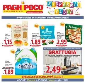 Offerte di Iper e super a Caltagirone | Risparmio in festa in PaghiPoco | 11/3/2025 - 20/3/2025