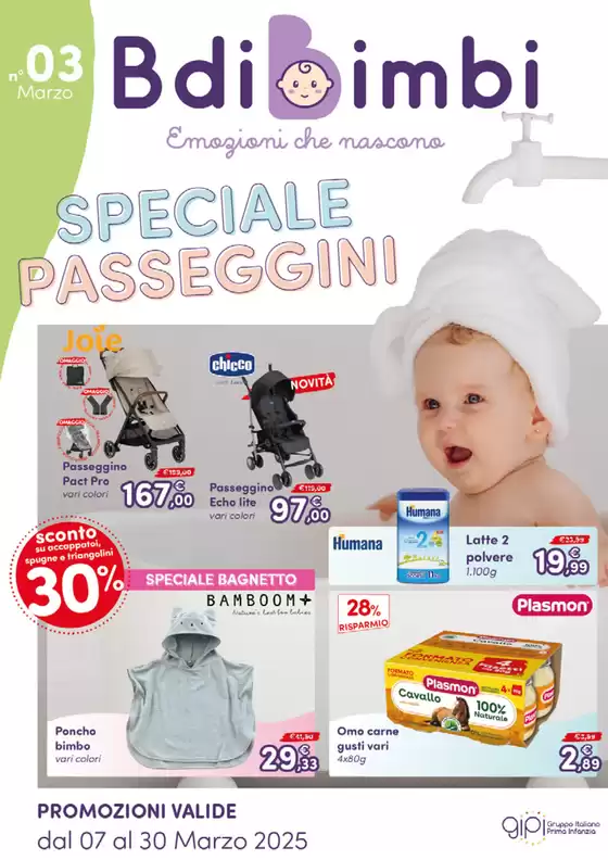 Volantino B di Bimbi a Sassari | Speciale passeggini | 10/3/2025 - 30/3/2025