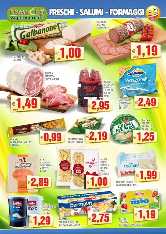 Volantino Fresco Si Supermercati | Prezzi pazzi | 10/3/2025 - 23/3/2025