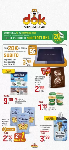 Offerte di Iper e super a Ruvo di Puglia | Tanti prodotti scontati in Dok | 13/3/2025 - 22/3/2025