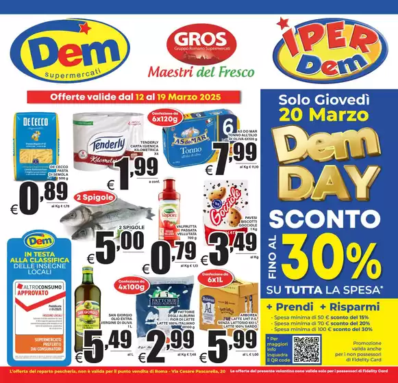 Volantino Dem | OFFERTE IMPERDIBILI | 12/1/2025 - 20/3/2025