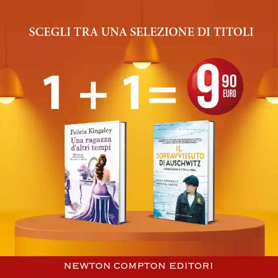 Volantino Giunti al Punto a Venezia | Promozione Classici NEWTON 1+1 | 11/3/2025 - 31/7/2025