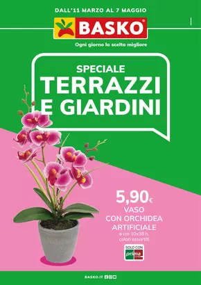 Volantino Basko a Frossasco | Speciale Terrazzi e Giardini | 11/3/2025 - 7/5/2025