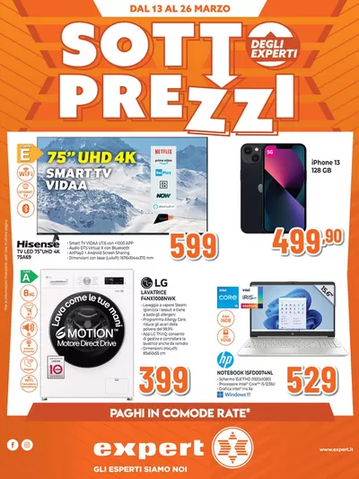 Offerte di Elettronica a Lovere | SOTTOPREZZI in Expert | 13/3/2025 - 26/3/2025