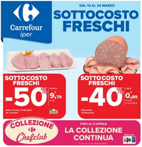 Volantino Carrefour Ipermercati a Cerro Maggiore | Sottocosto freschi | 13/3/2025 - 24/3/2025