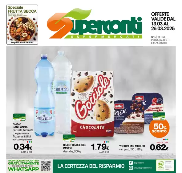 Volantino Superconti a Corridonia | La certezza del risparmio | 13/3/2025 - 26/3/2025