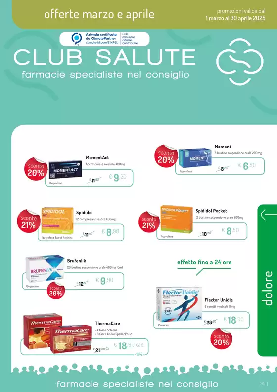 Volantino Club Salute a Sedriano | Offerte Marzo e Aprile  | 11/3/2025 - 30/4/2025