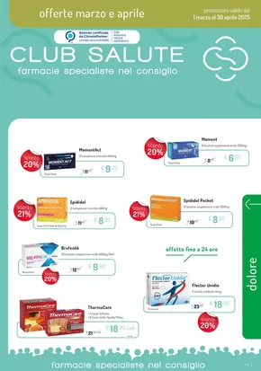 Offerte di Salute e Benessere a Piantedo | Offerte Marzo e Aprile  in Club Salute | 11/3/2025 - 30/4/2025