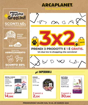 Offerte di Animali a Parabiago | 3x2 in Arcaplanet | 10/3/2025 - 23/3/2025