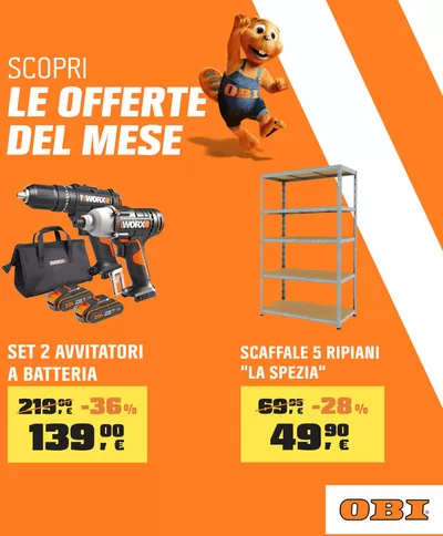 Offerte di Bricolage a Campodarsego | Scopri le nuove offerte in OBI | 13/3/2025 - 30/3/2025