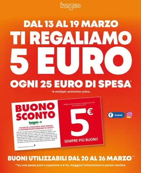 Volantino Kanguro | Buono sconto | 13/3/2025 - 19/3/2025