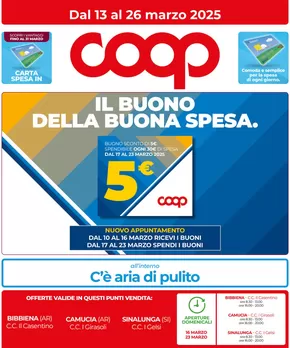 Volantino Coop a Sinalunga | DAL 13 AL 26 MARZO 2025 | 13/3/2025 - 26/3/2025