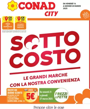 Volantino Conad City a Lugo | Sottocosto | 14/3/2025 - 20/3/2025