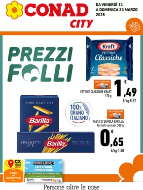 Volantino Conad City a Barletta | PREZZI FOLLI | 14/3/2025 - 23/3/2025