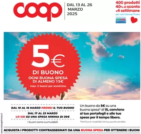 Offerte di Iper e super a Amelia | DAL 13 AL 26 MARZO 2025 in Coop | 13/3/2025 - 26/3/2025