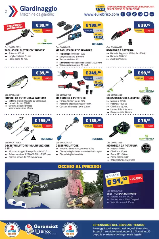 Volantino Eurobrico a Feltre | Occhio alle offerte | 13/3/2025 - 10/4/2025